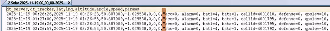 First Edit CSV with Helios Textpad